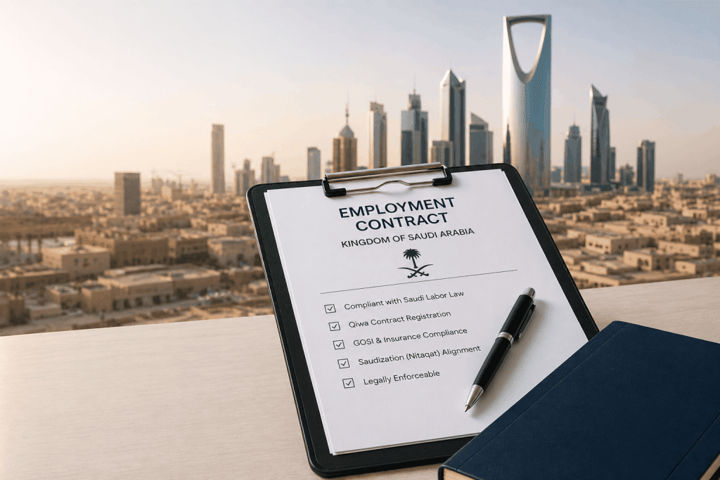 How EOR Manages Saudi Employee Contracts