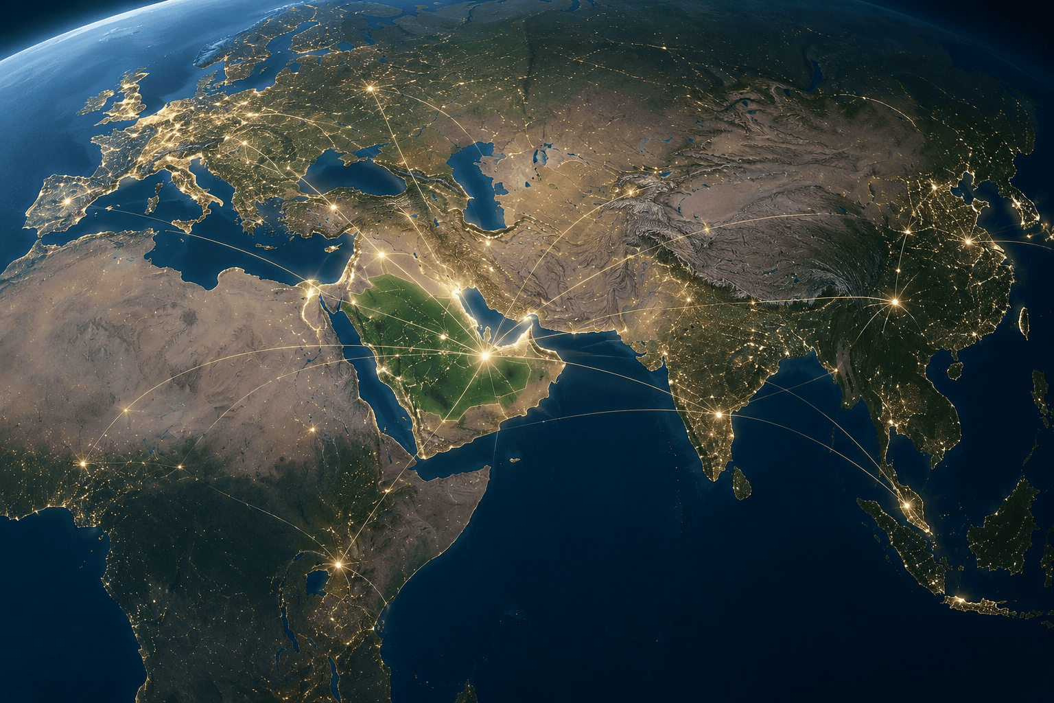 How Saudi Arabia's Strategic Location Gives Global Investors Access to Three Continents